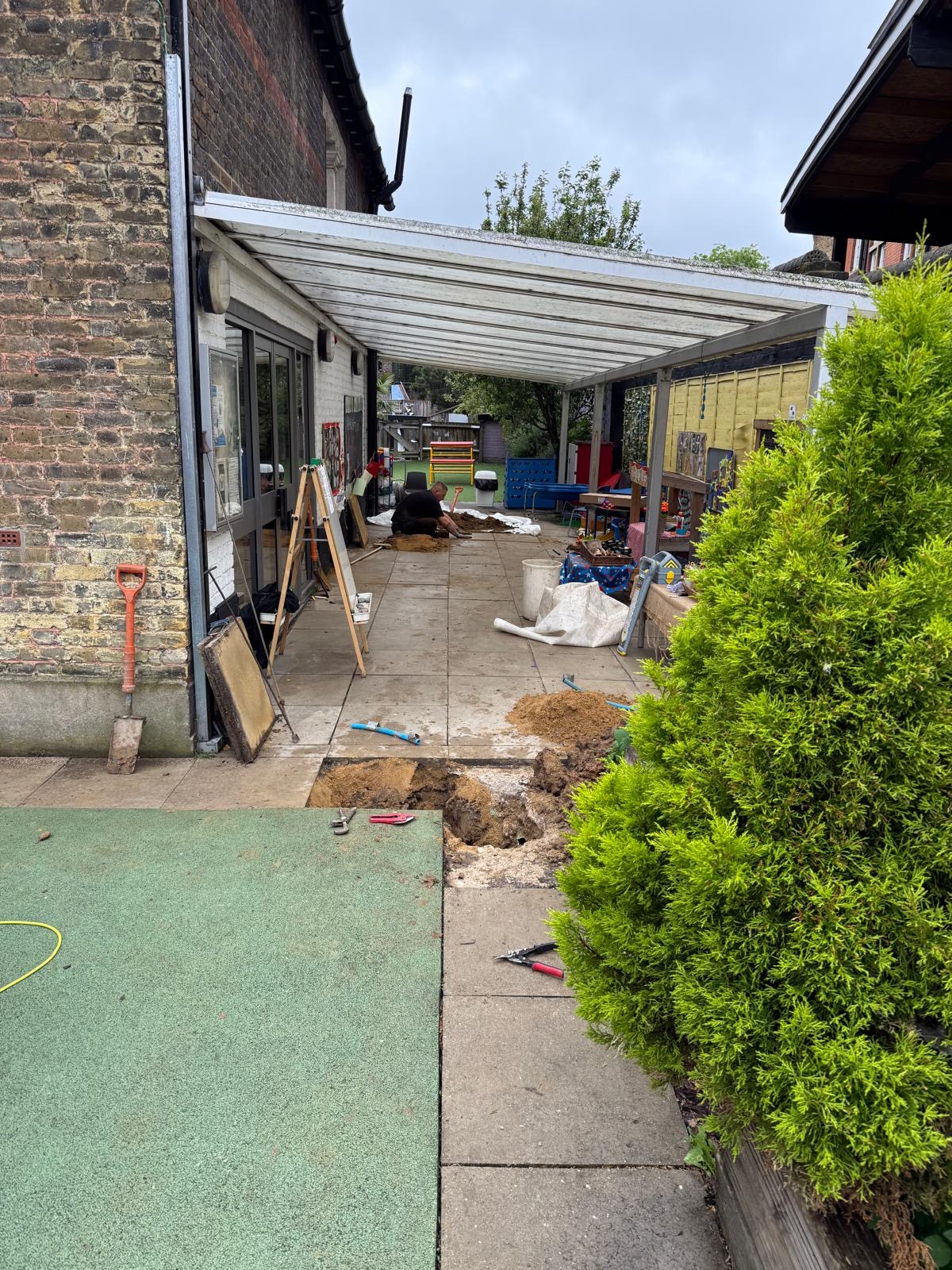 Moling project 2 — completed pipework